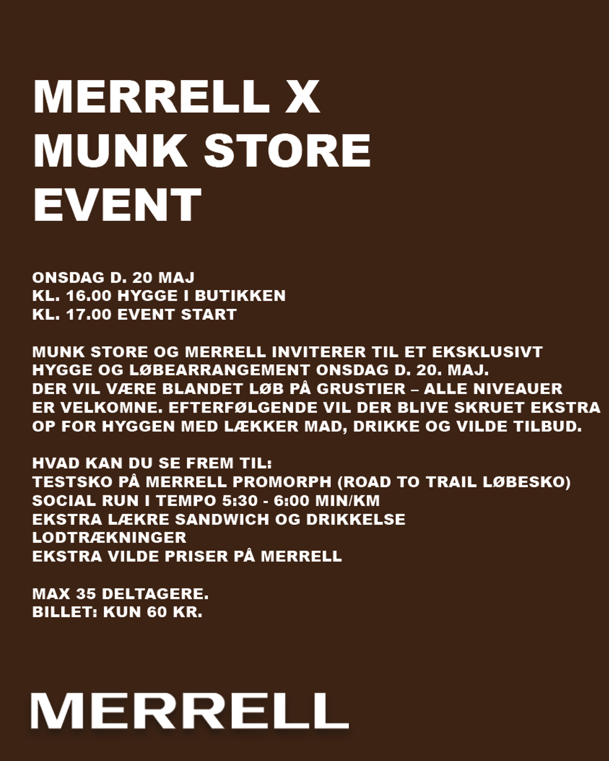 MERRELL X MUNK STORE EVENT