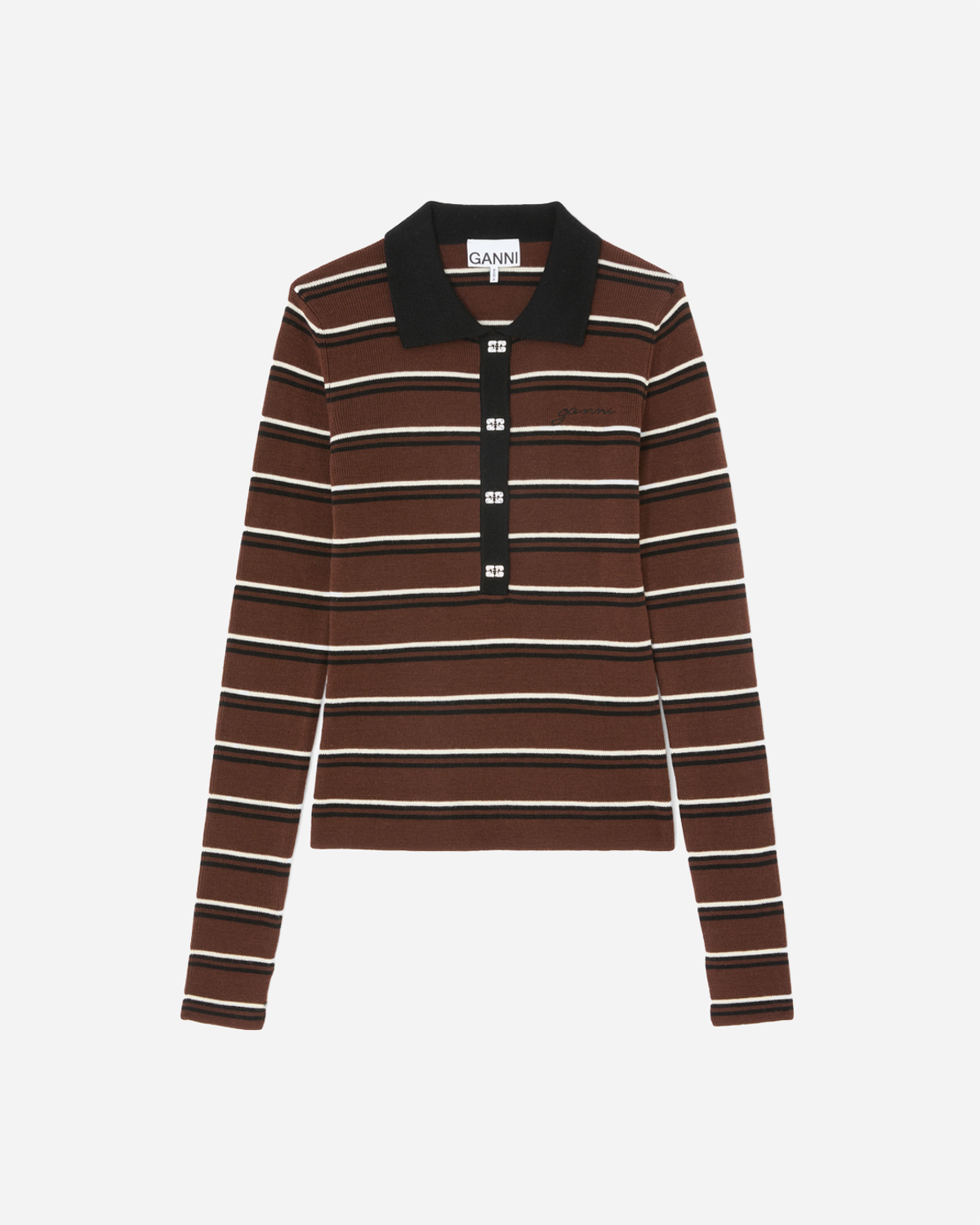 Mini Ribbed Merino Polo