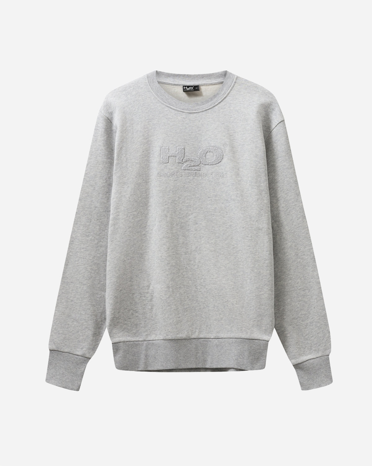 Logo Sweat O'neck - Lt. Grey Mel/Black