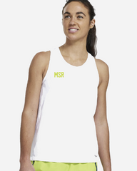 Stopwatch Singlet Women - White