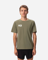 Stopwatch Short Sleeve Men - Olivine Heather