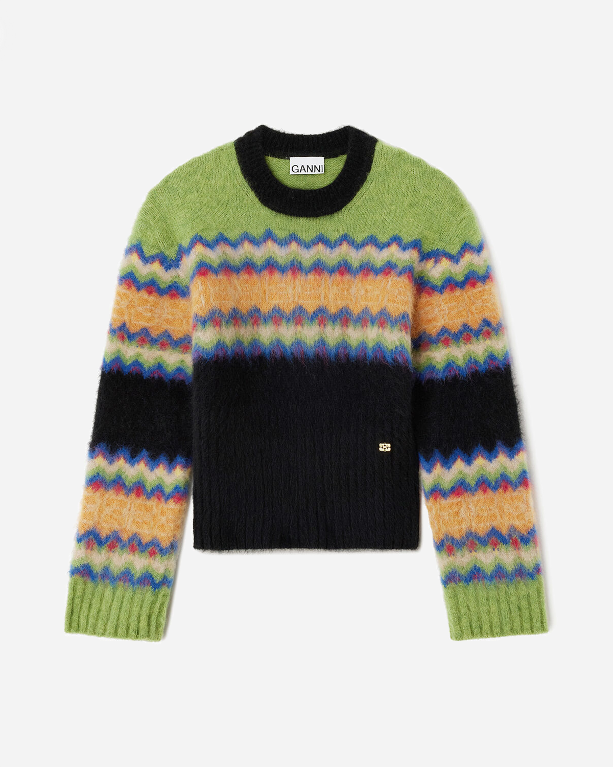 Brushed Alpaca Fairisle Sweater