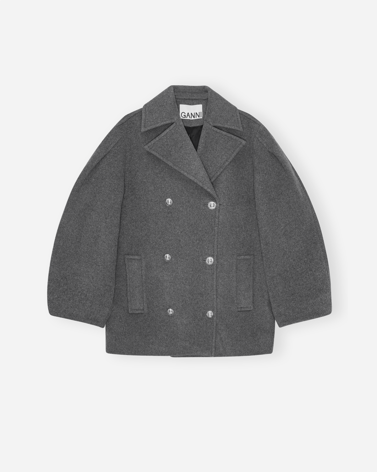 Peacoat Wool Midi Coat