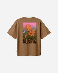 Baine Flower Tee - Dark Brown
