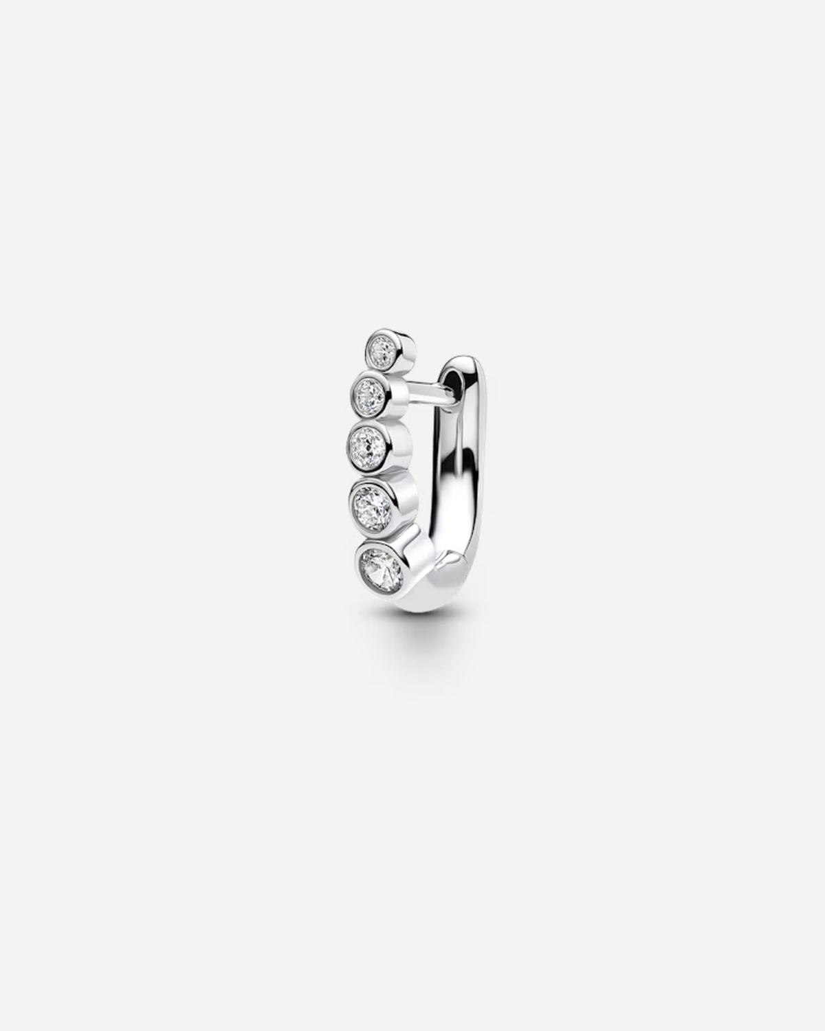 Arc Bold Huggie Silver - Right