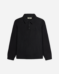 Tom Knitted Polo - Black
