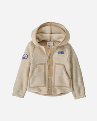 Baby Retro Pile Fleece Jacket - Dark Natural