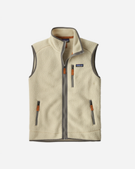 M's Retro Pile Vest - Pelican w/Smolder Blue
