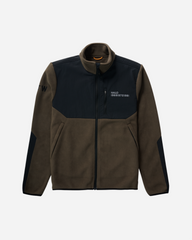 Halo Blocked Zip Fleece - Chocolate Torte