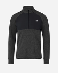 Athletics Heat Grid 1/2 Zip - Black