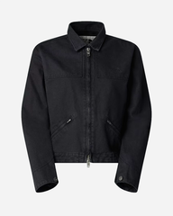 Womens Cedar Canvas Work Jacket - Black