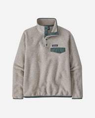 W's LW Synch Snap-T P/O - Oatmeal Heather w/Nouveau Green