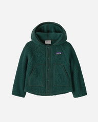 Baby Retro Pile Fleece Jacket - Cascade Green