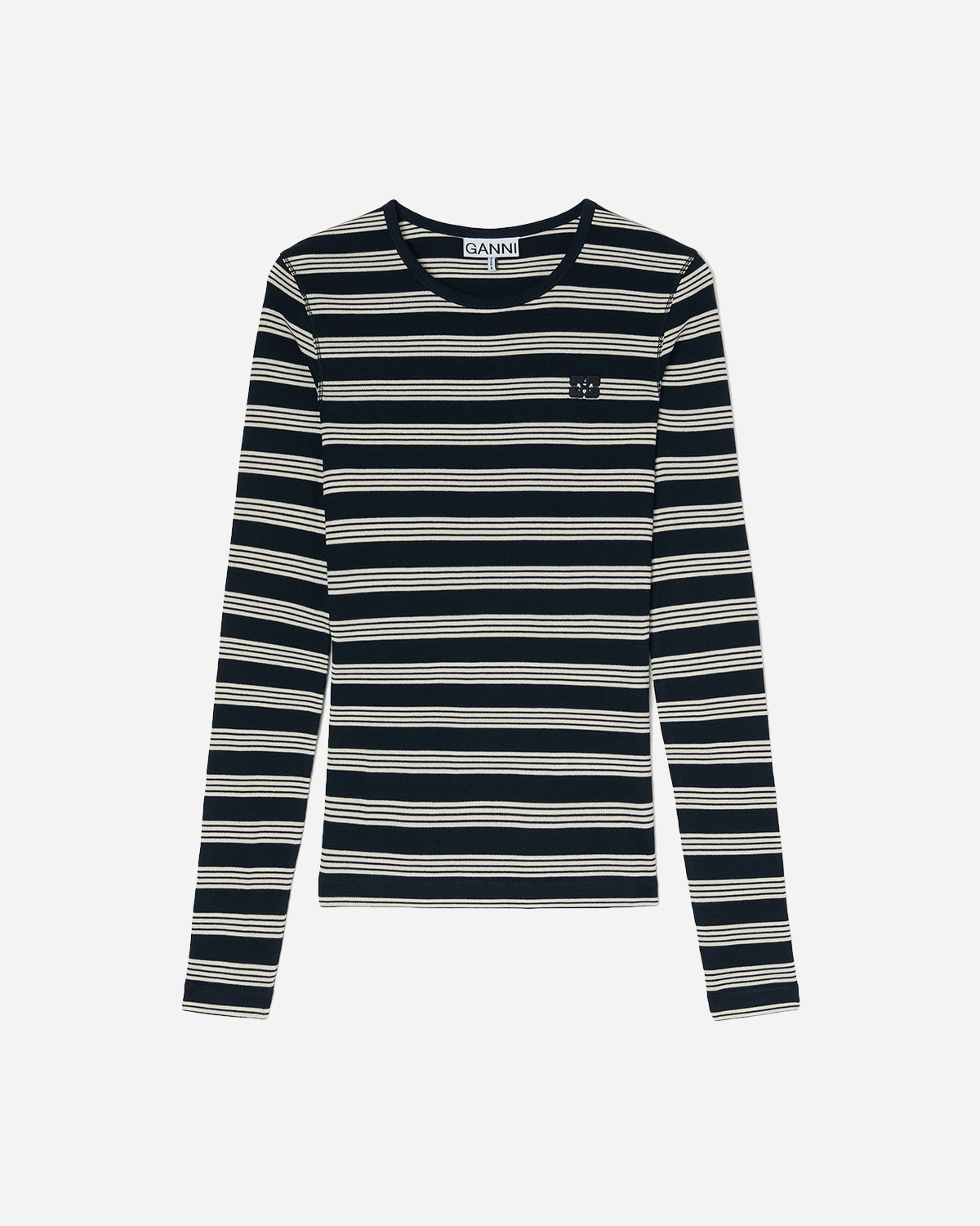 Soft Cotton Stripe Rib Longsleeve