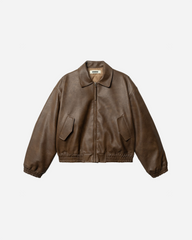 Bue Bomber Jacket - Dark Brown