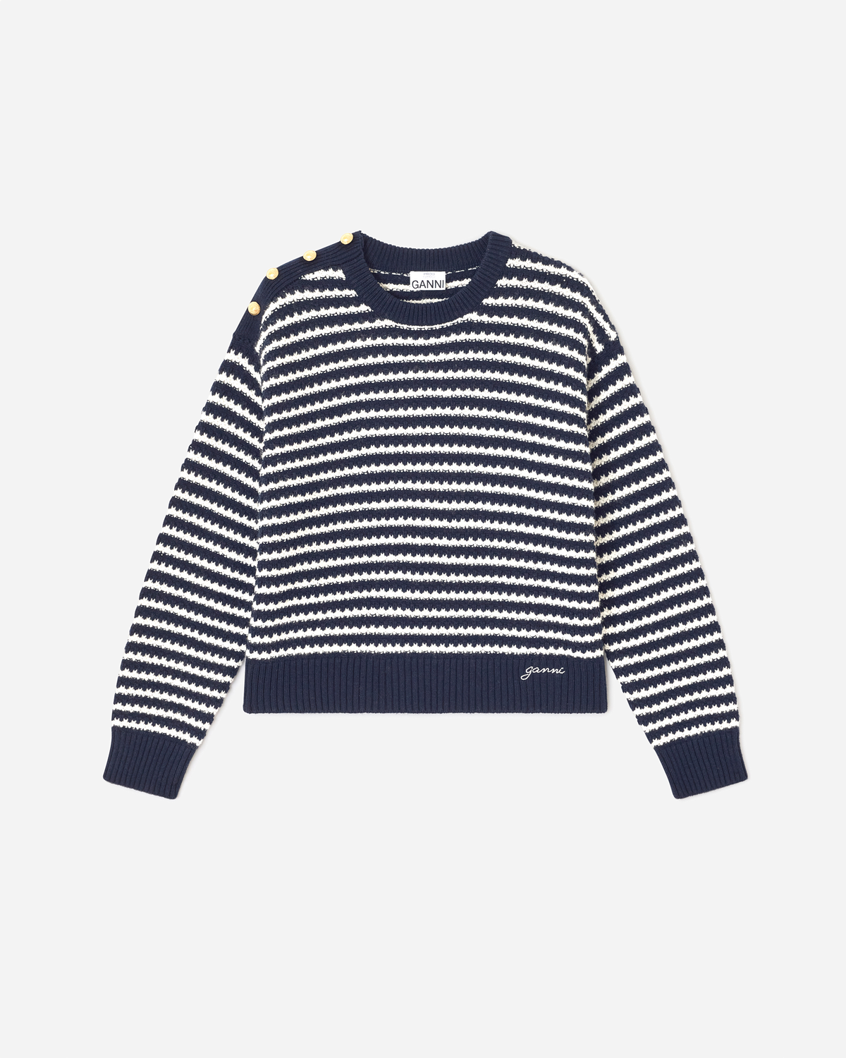 Cotton Wool Stripe Sweater