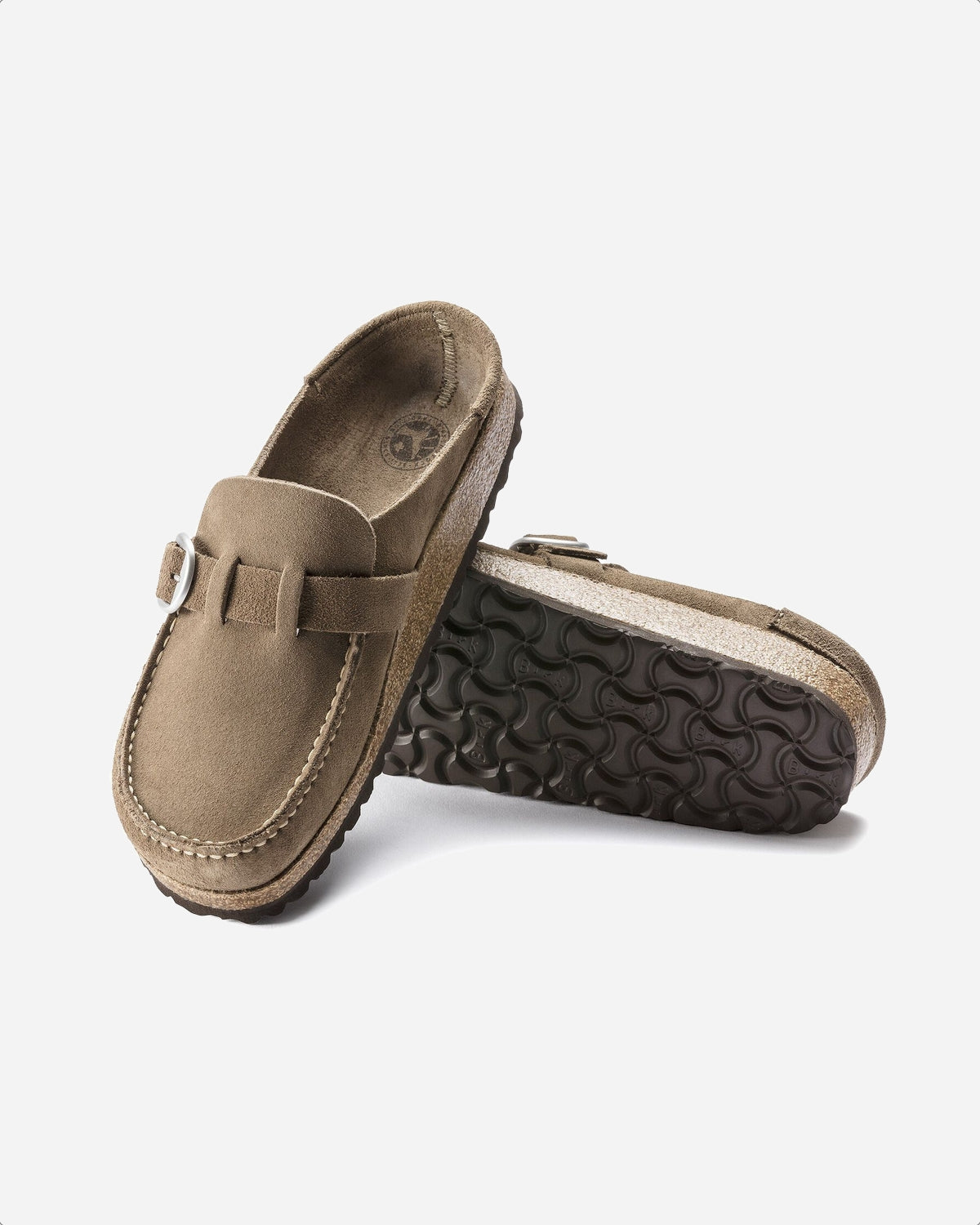 Buckley Suede Leather Narrow - Gray Taupe