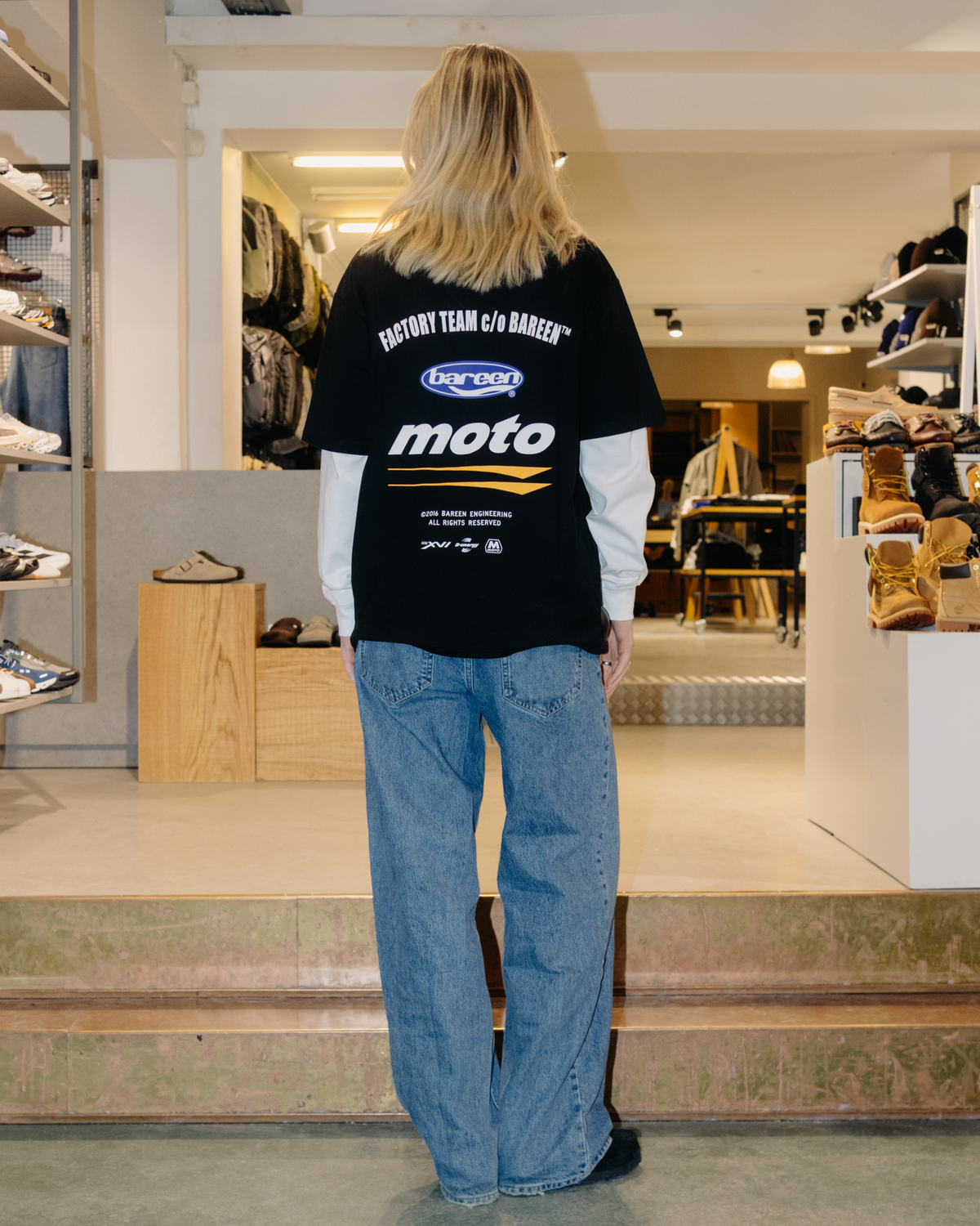 Box Fit T-shirt Moto