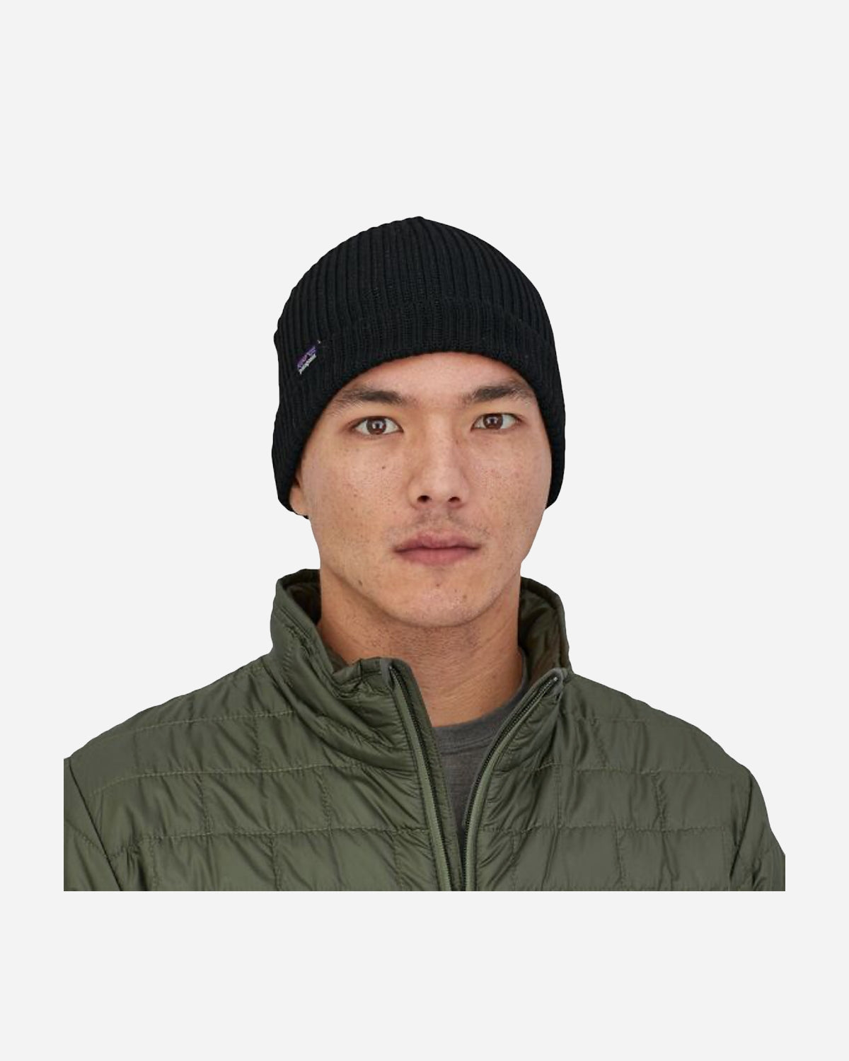 Fishermans Rolled Beanie - Black