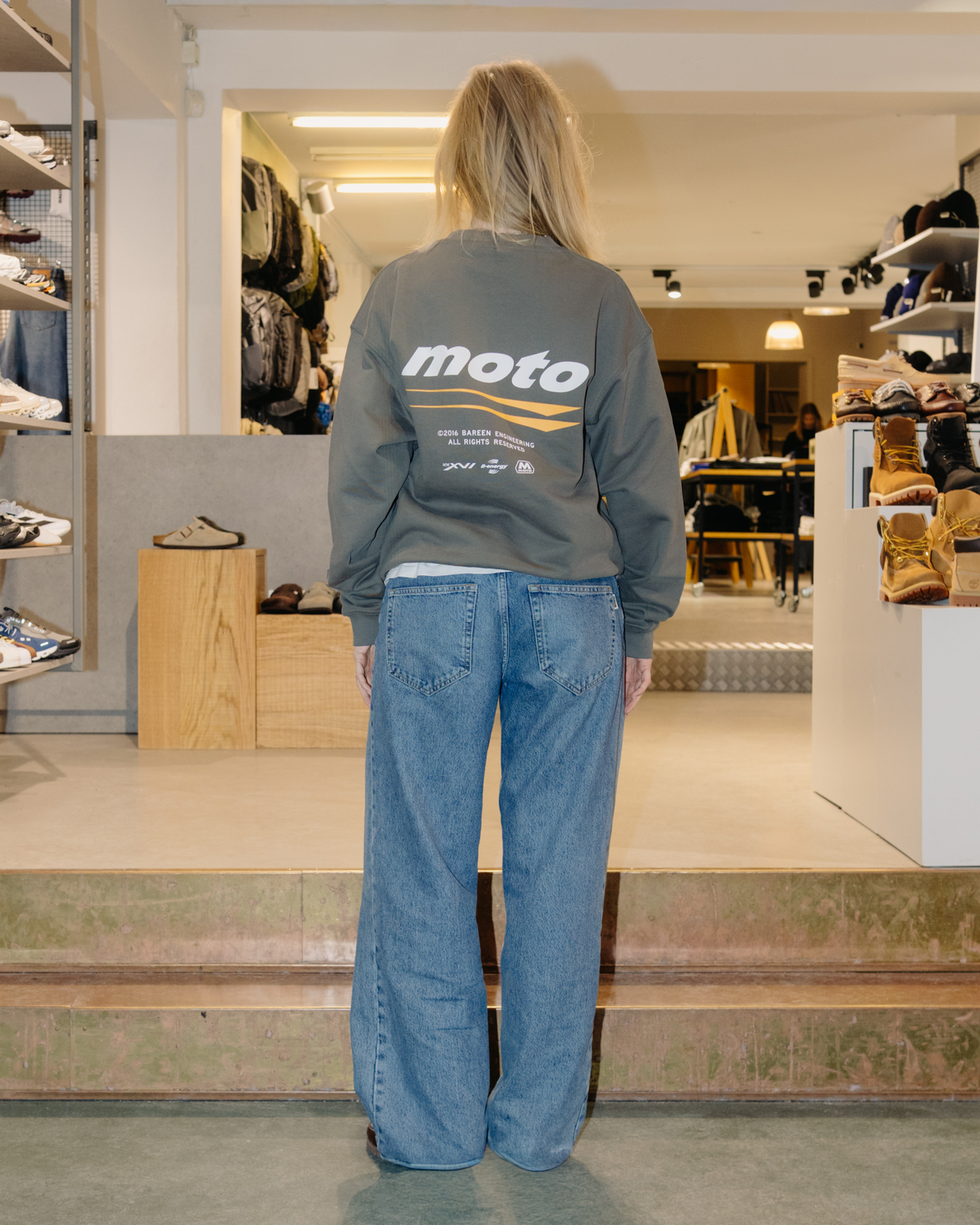 Oversized Crewneck Moto