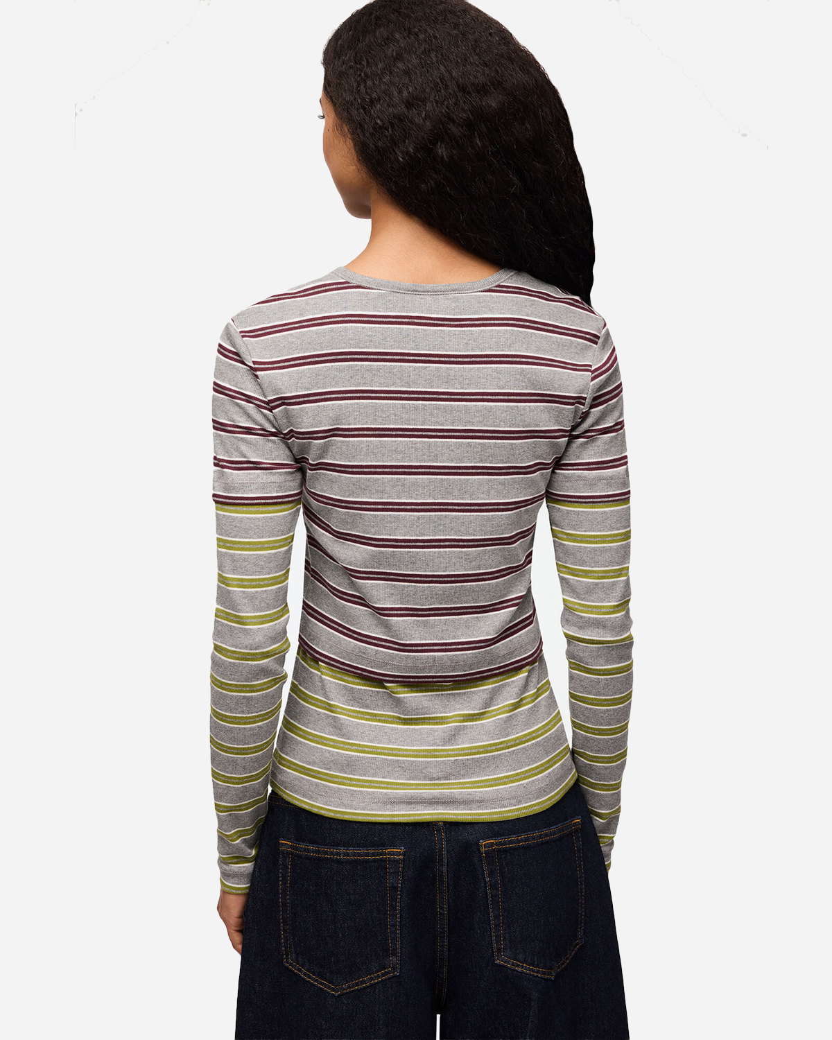 Soft Cotton Rib Long Sleeve Double layer