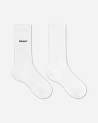 Tennis Socks, 3-pack (White) - White