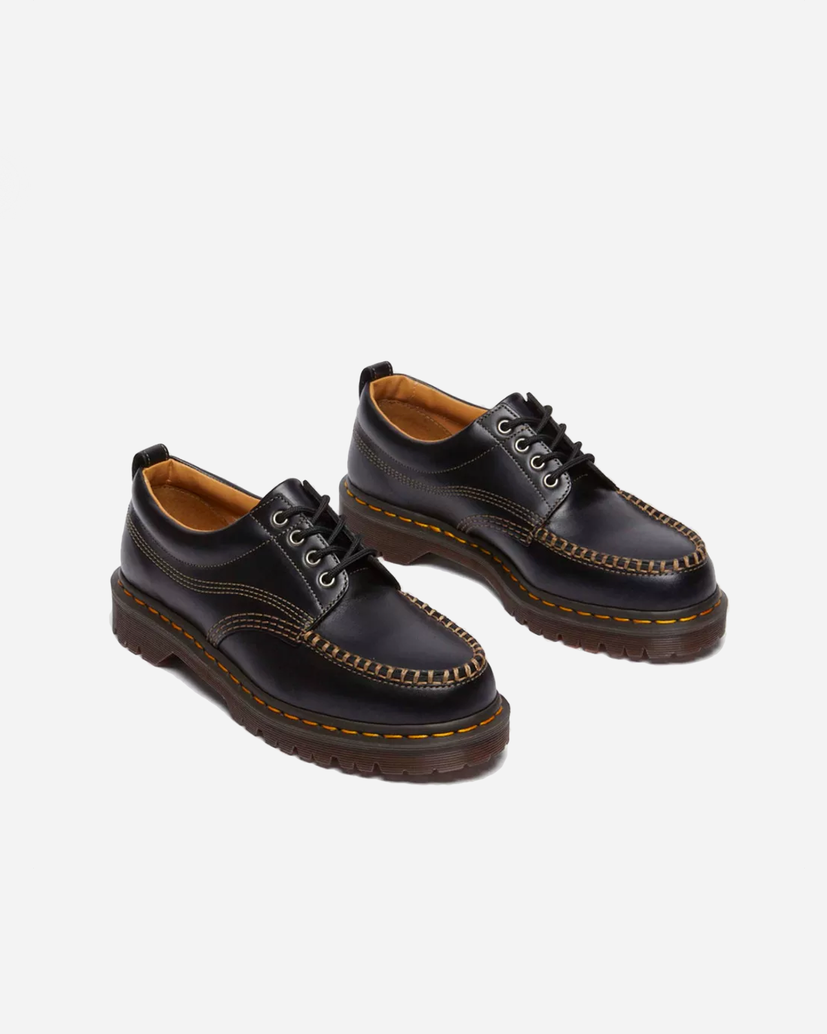 Lowell Moc Toe - Black Analine