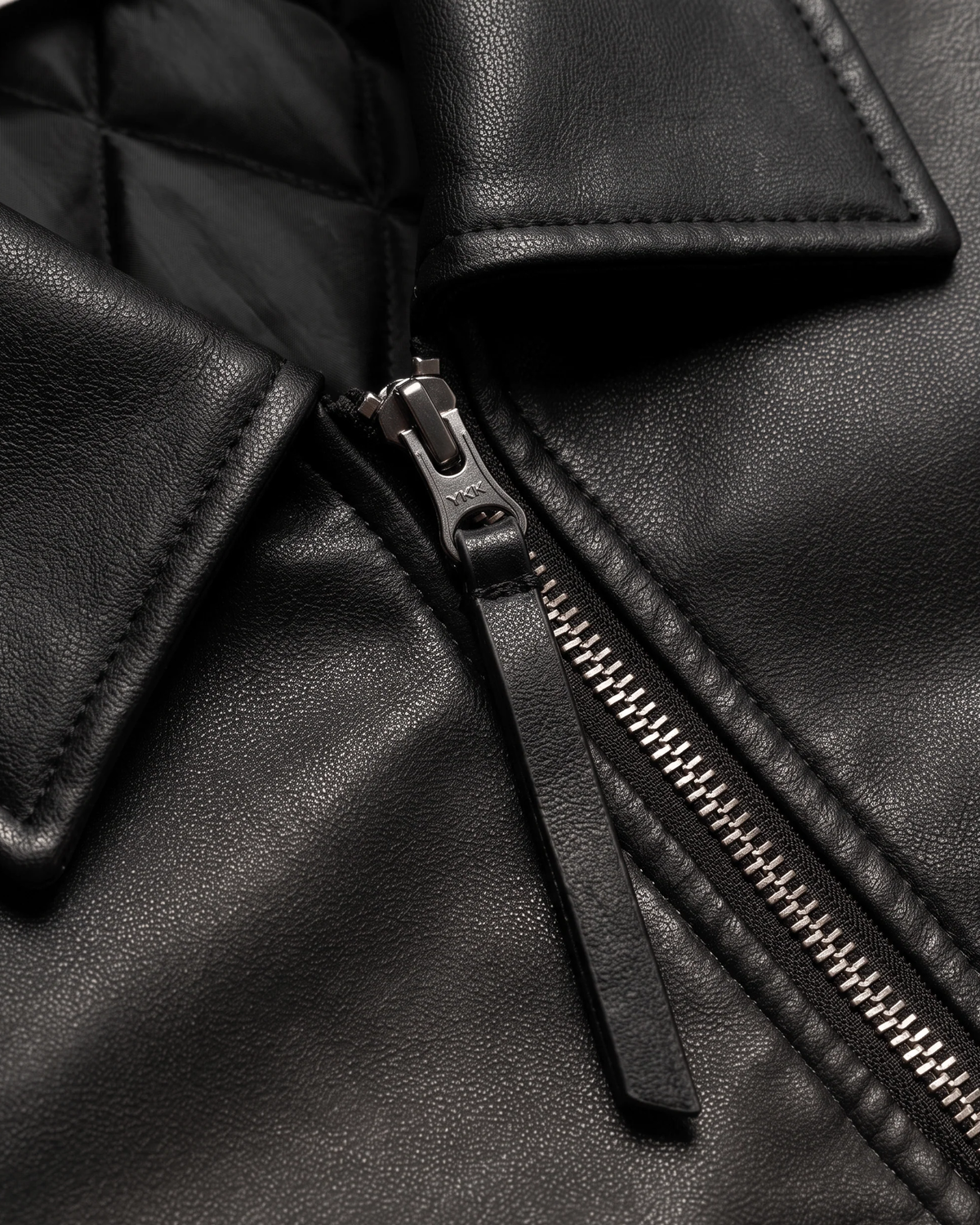 Bue Washed PU Jacket