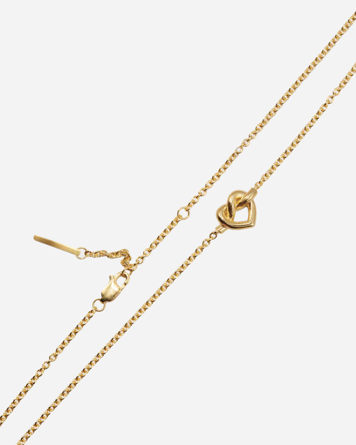 Tied Heart Necklace