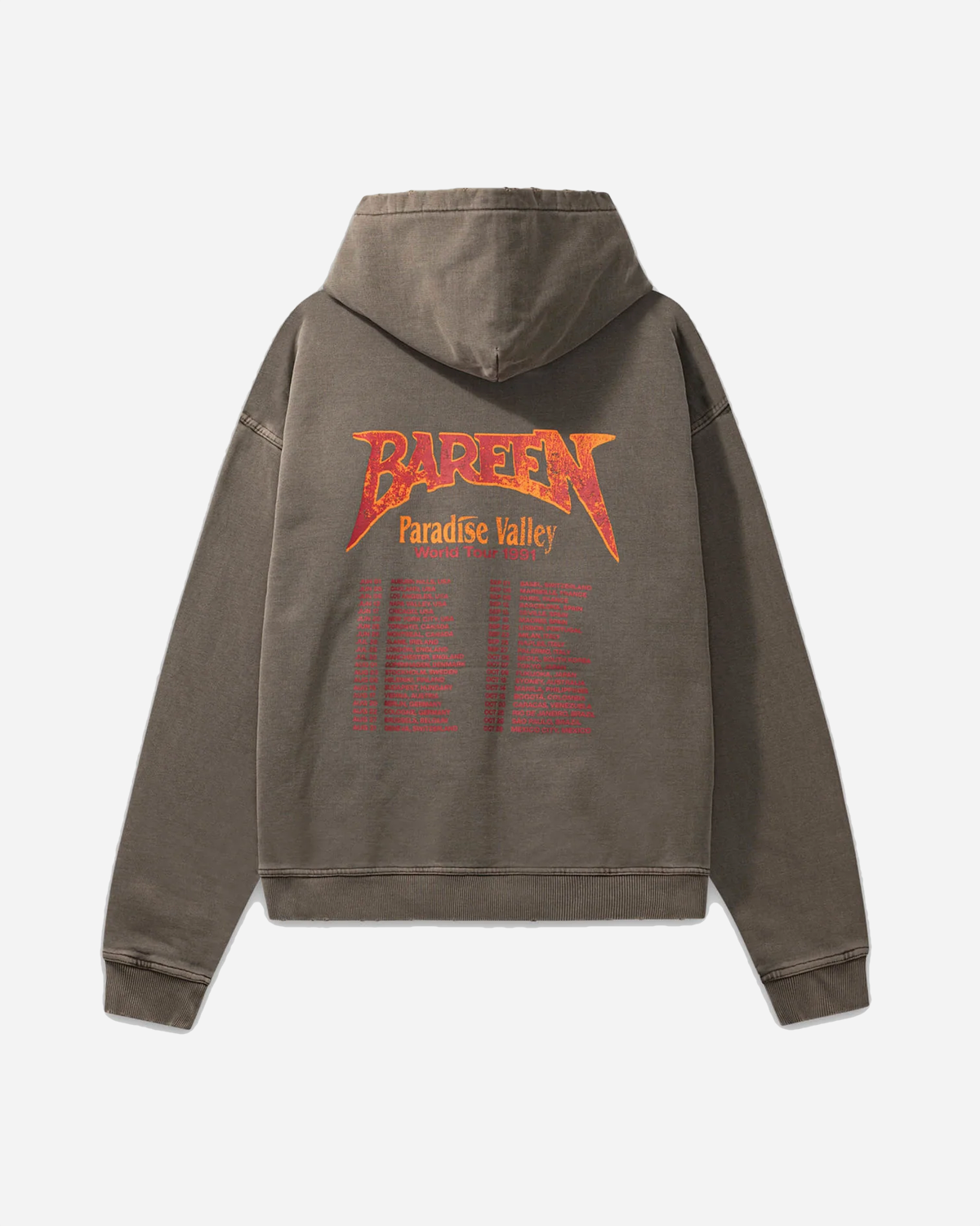 Aw26 World Tour Oversized Hoodie