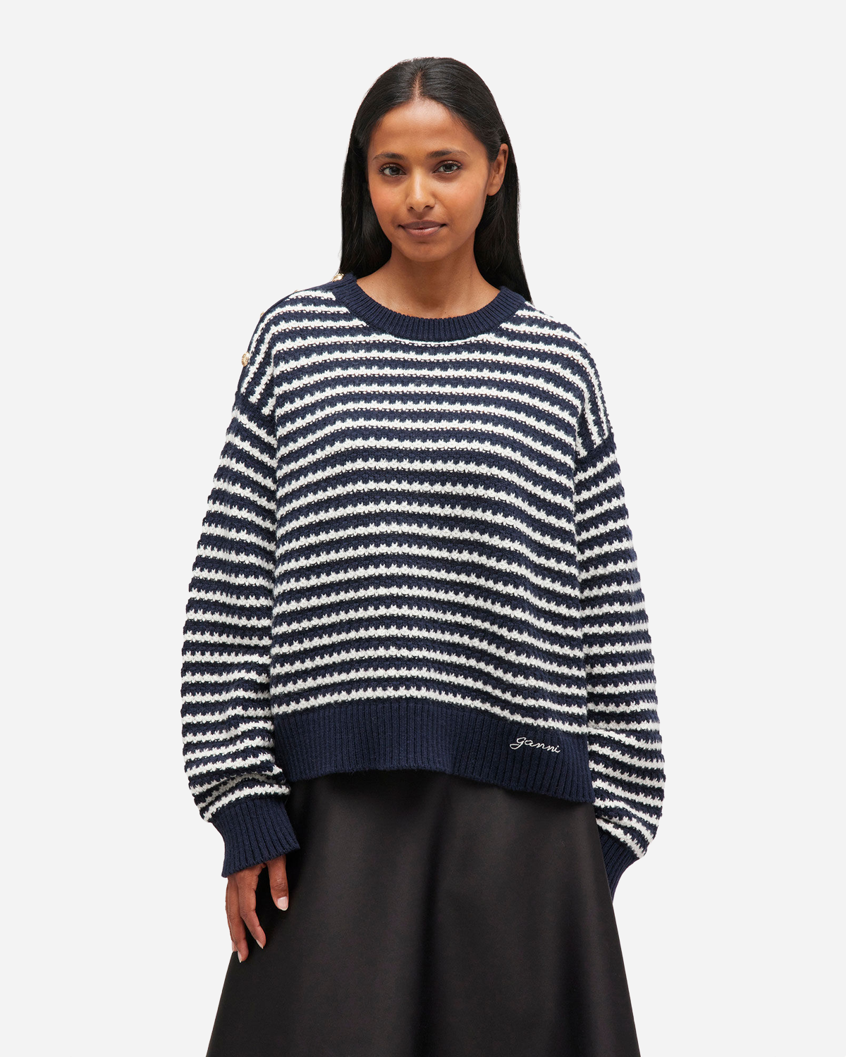 Cotton Wool Stripe Sweater
