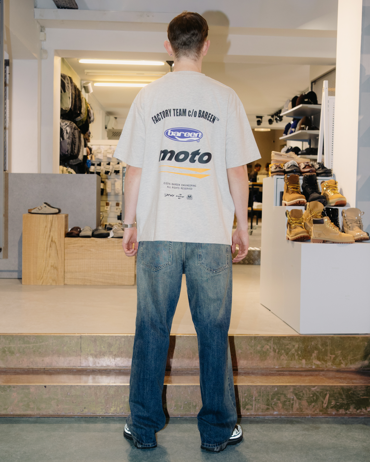 Box Fit T-shirt Moto