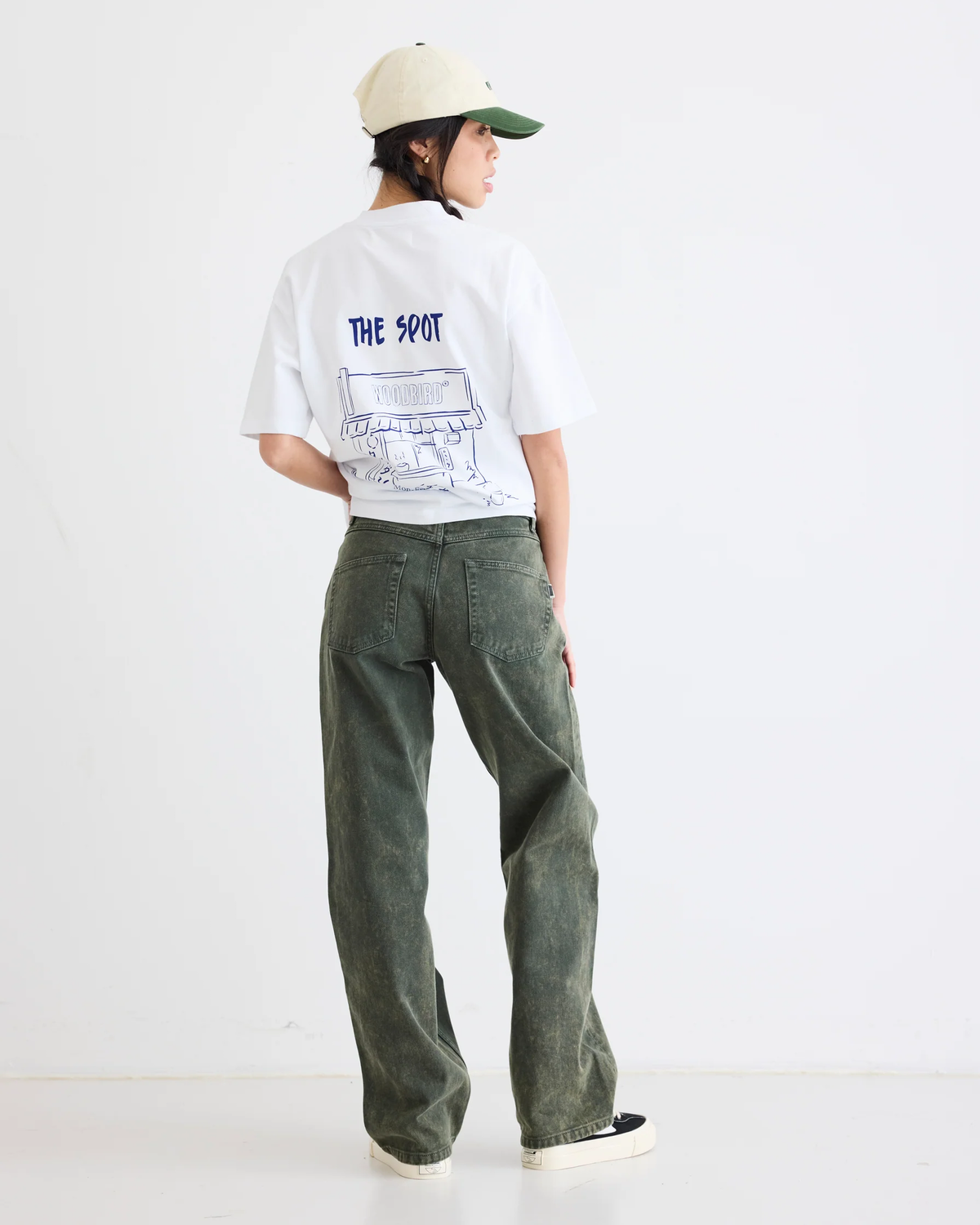 Carla Colour Jeans - Dark Green