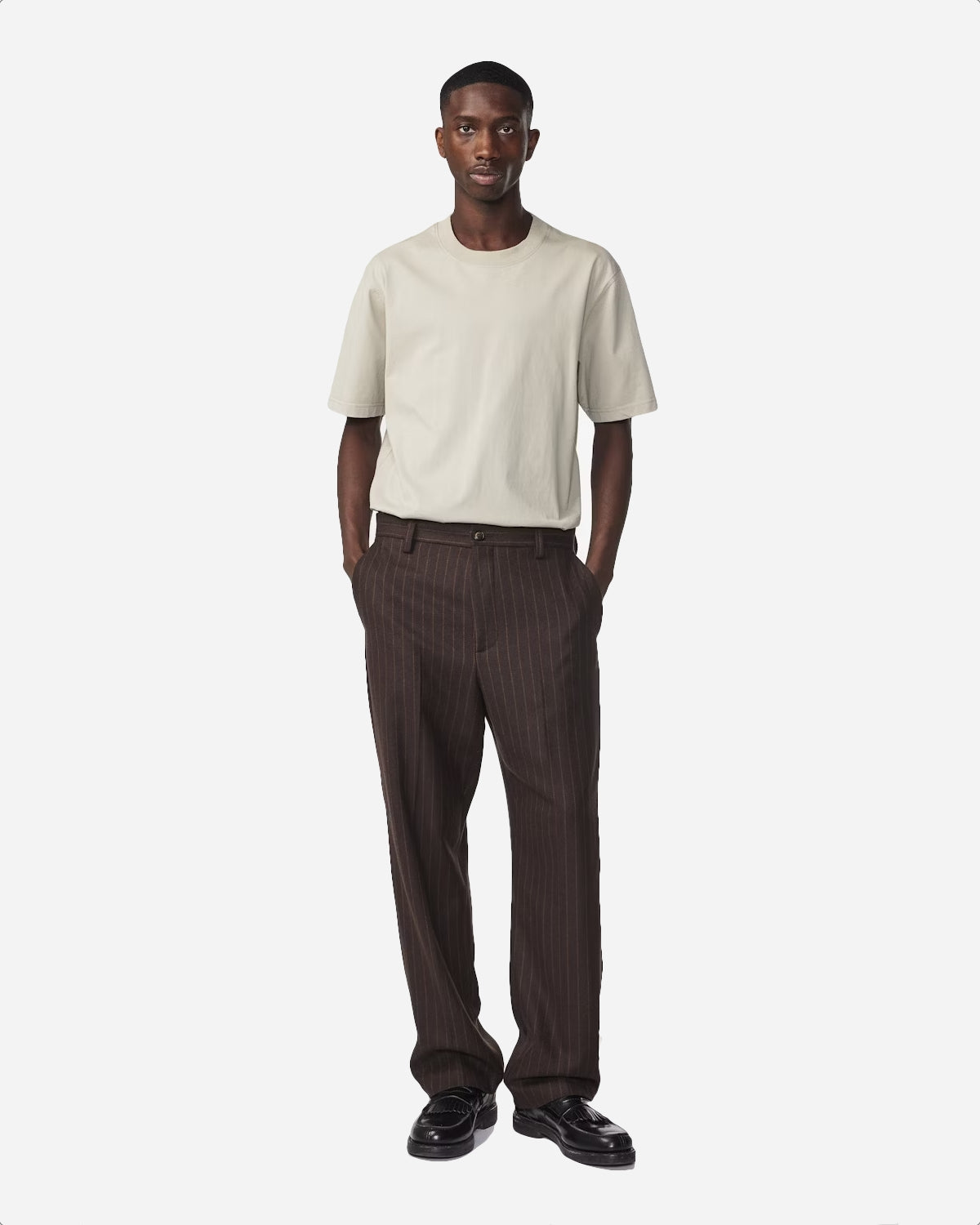 Adam EMB T-shirt 3209 - Fog