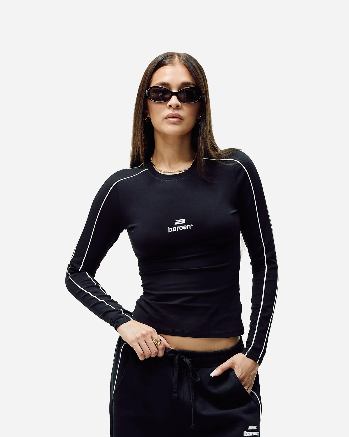 Aw26 Logo Women'S Stretch T-Shirt - Ls