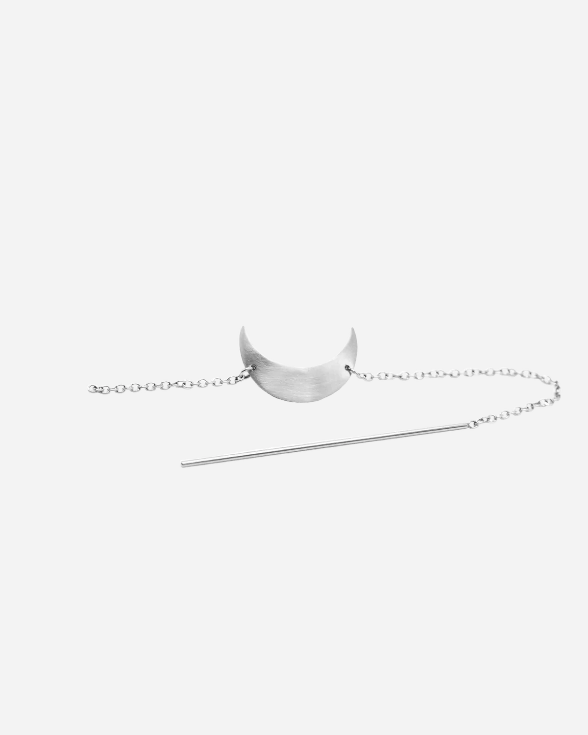 Big Half Moon chain earring