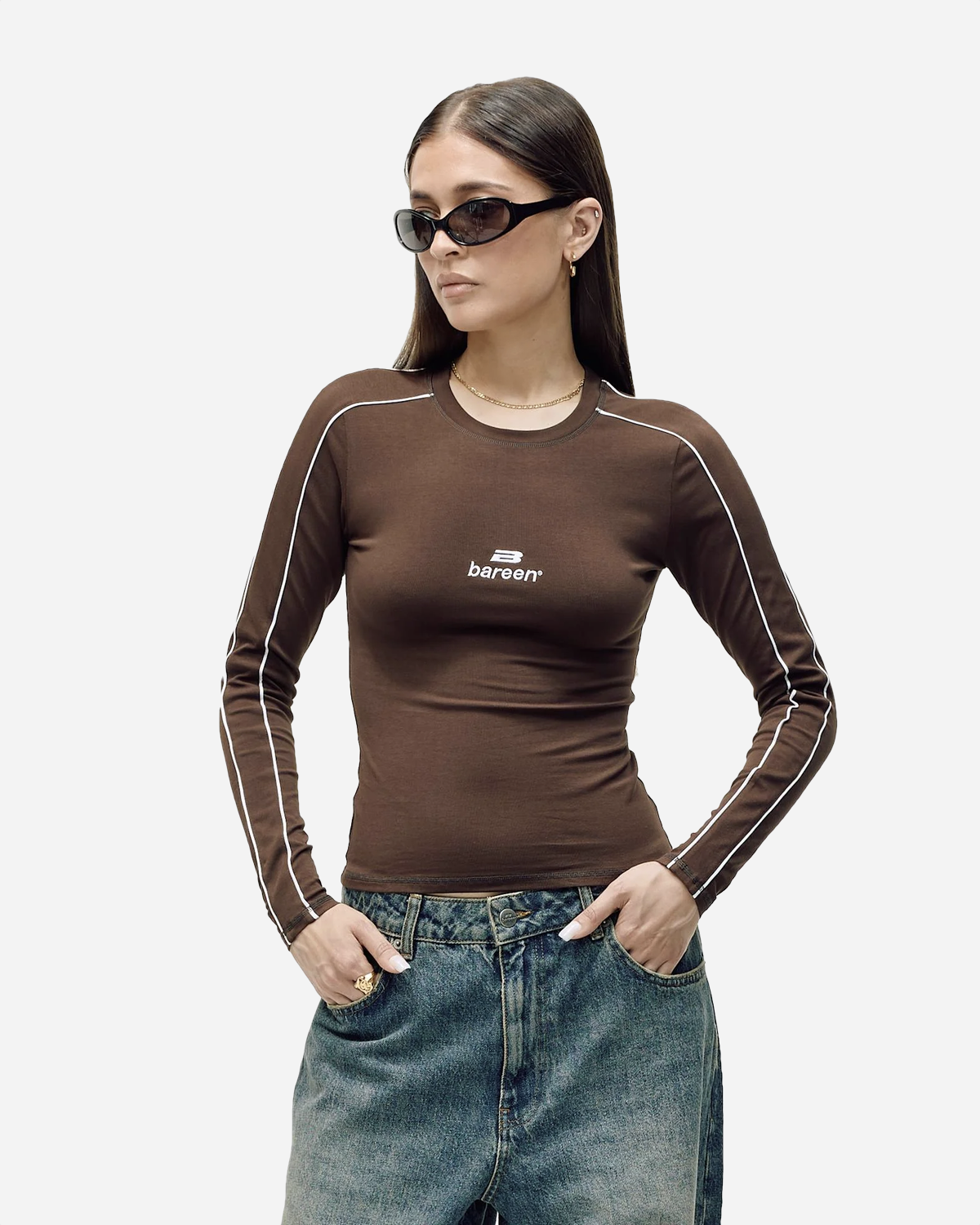 Aw26 Logo Women'S Stretch T-Shirt - Ls