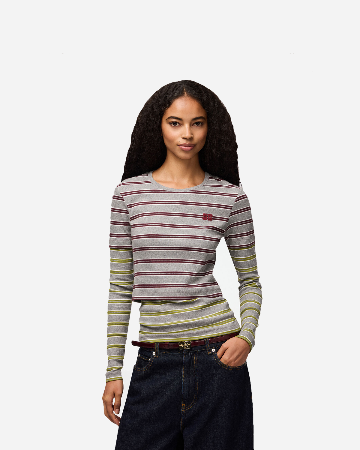 Soft Cotton Rib Long Sleeve Double layer
