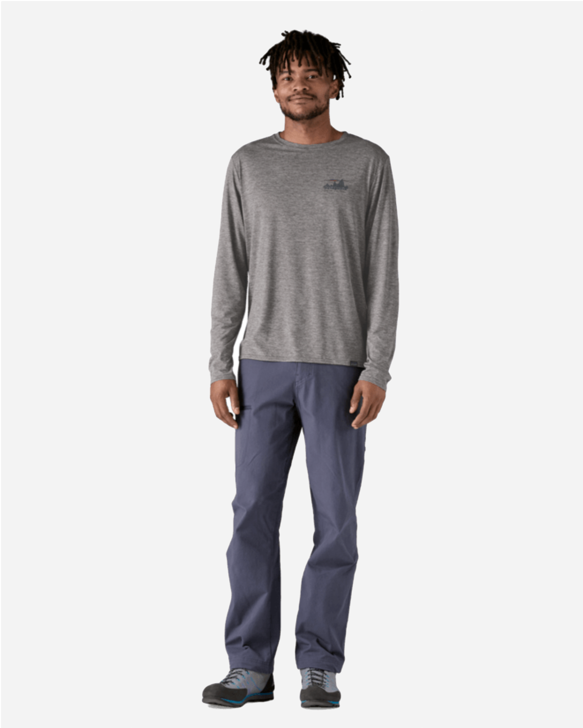 M's L/S Cap Cool Daily Graphic Shirt