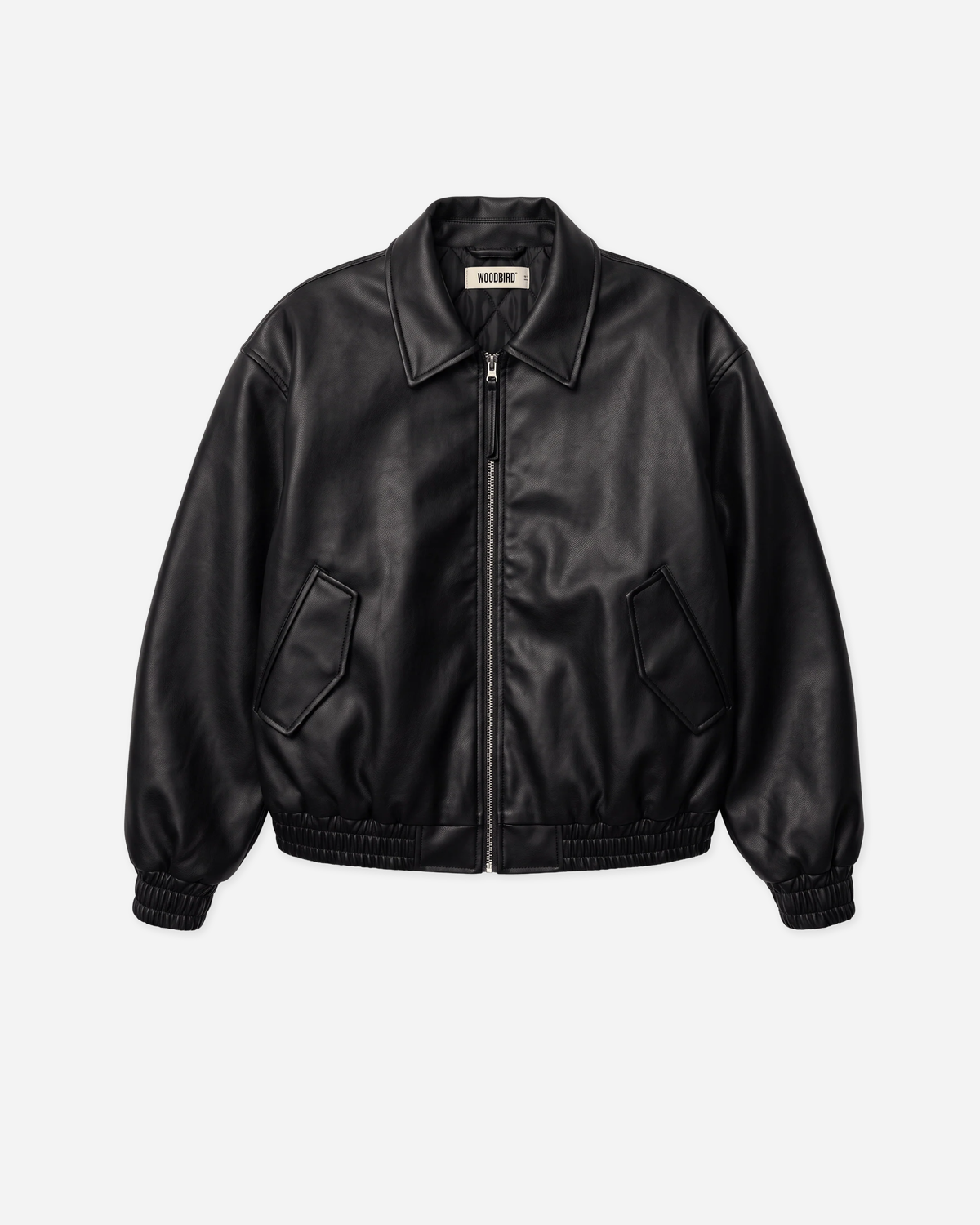 Bue Washed PU Jacket