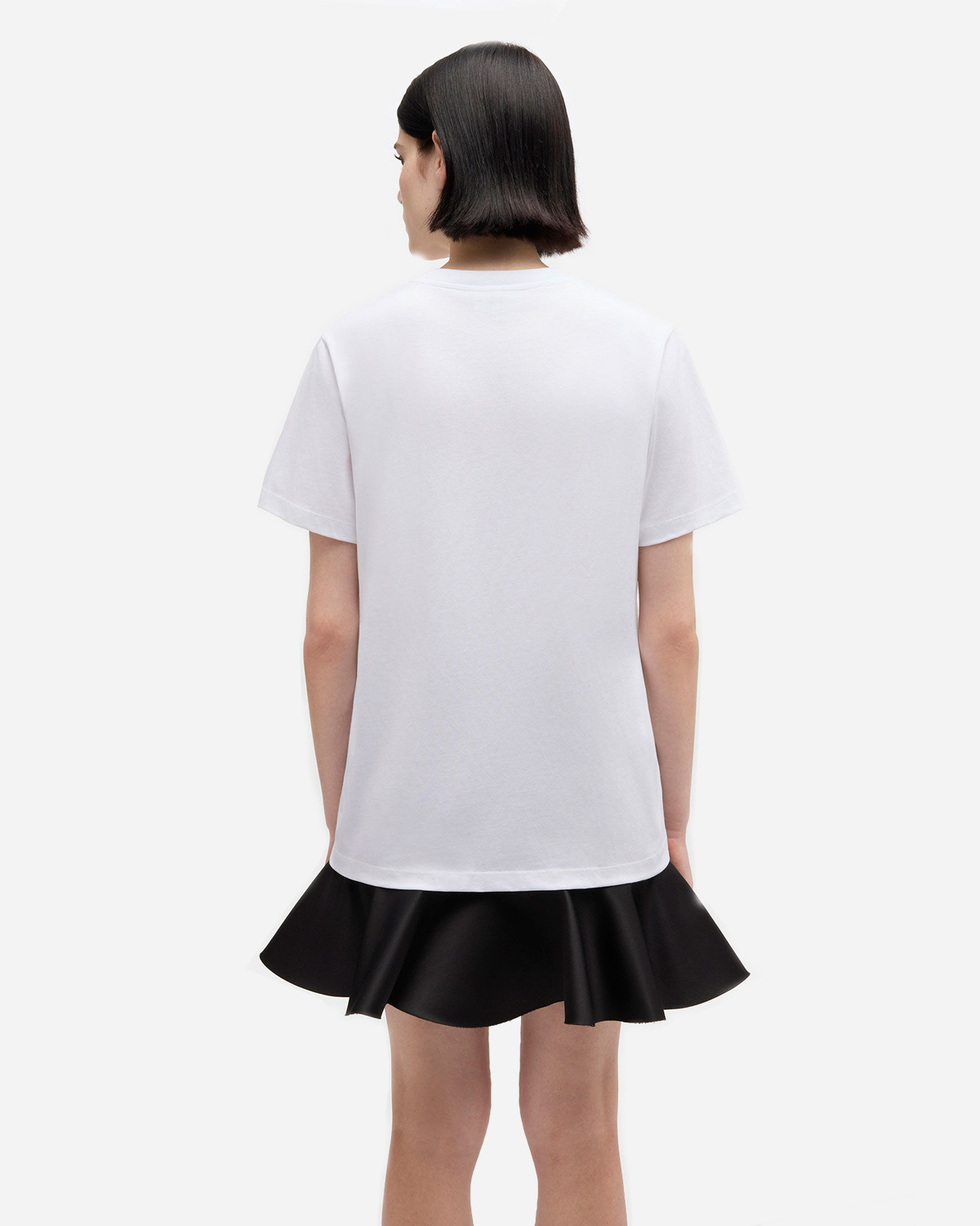 Basic Cotton Jersey T-shirt Boots Print