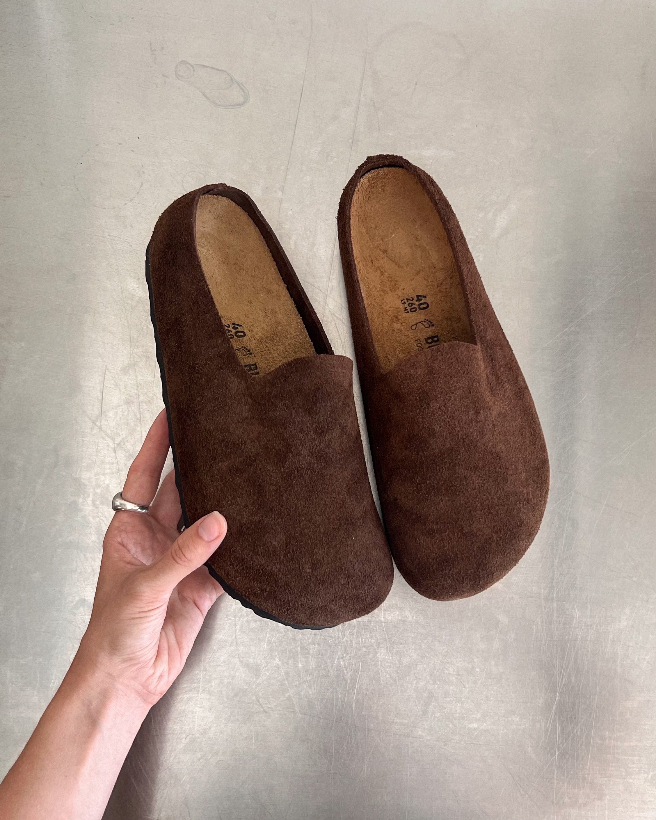 Amsterdam Wrapped Suede Leather Narrow