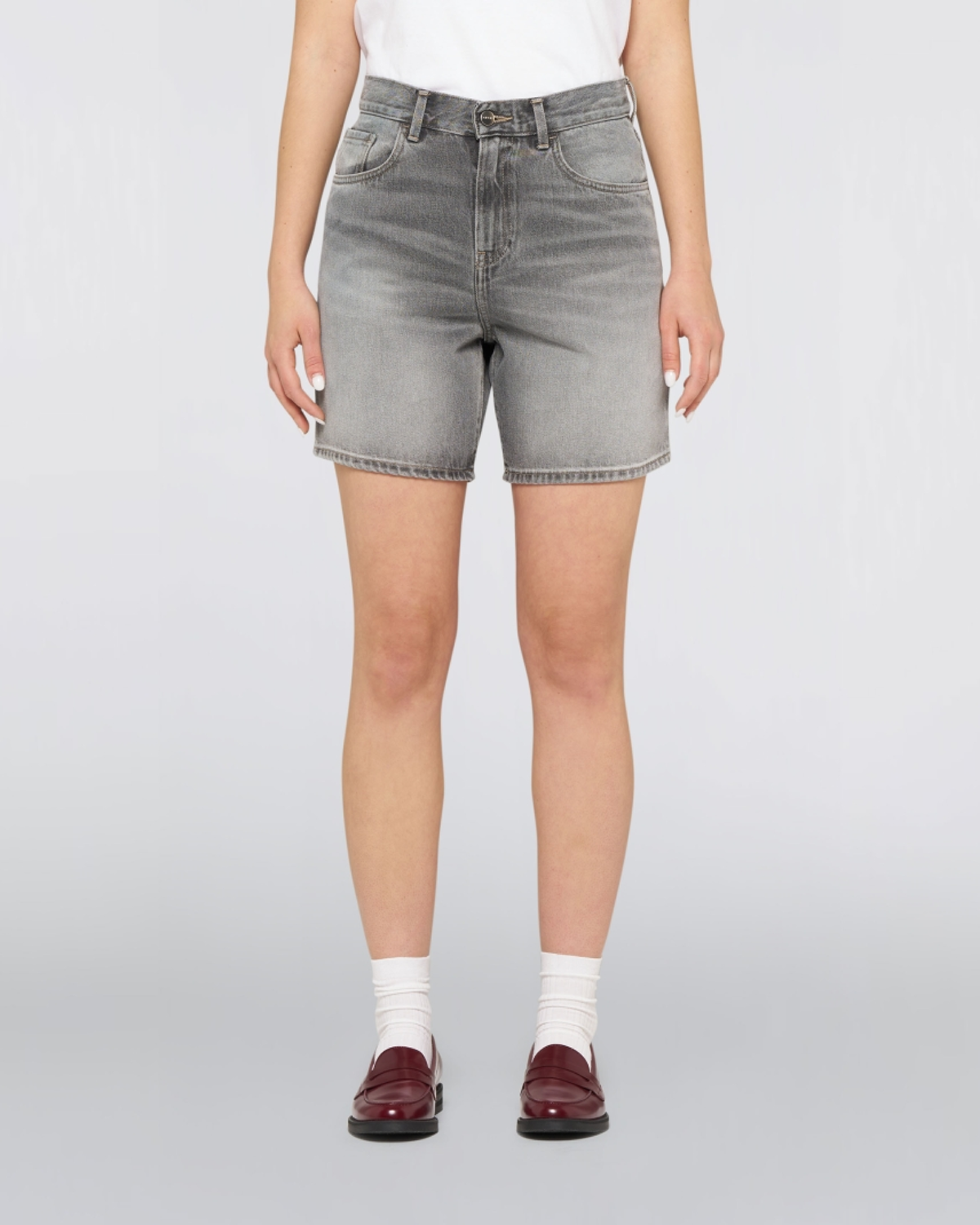 W' Cleo Short-Black - Moonstone Wash