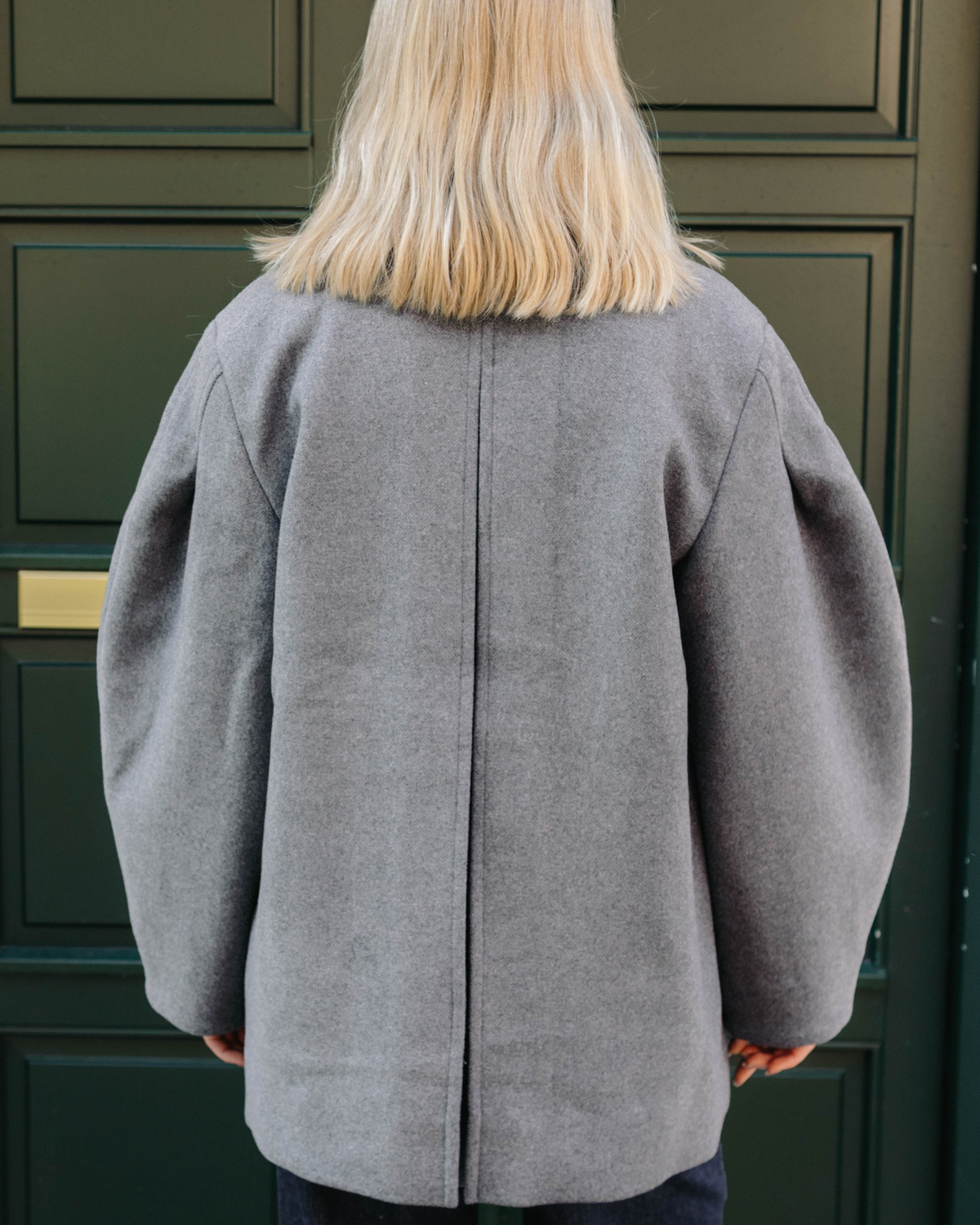 Peacoat Wool Midi Coat