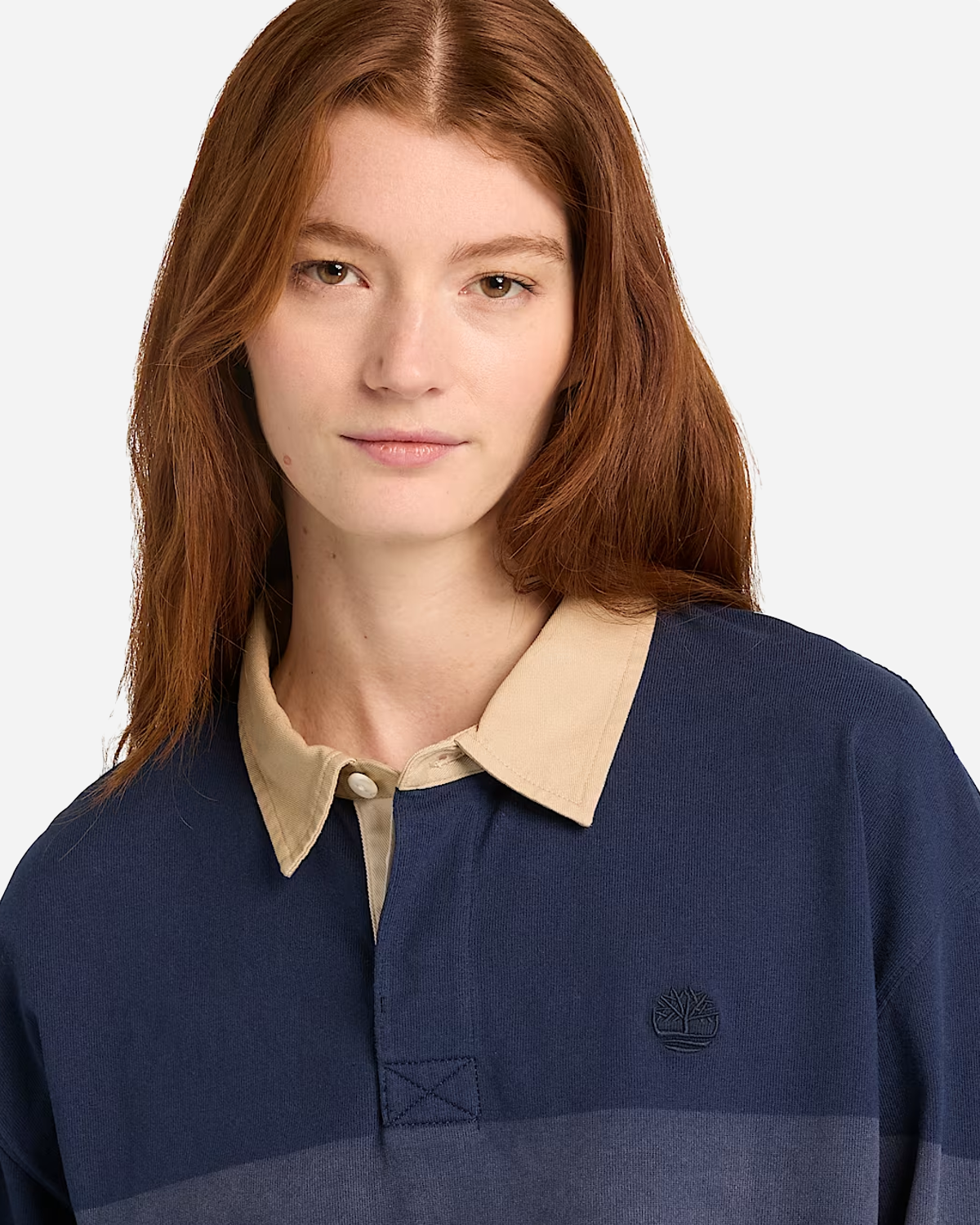 LS Striped Rugby Polo