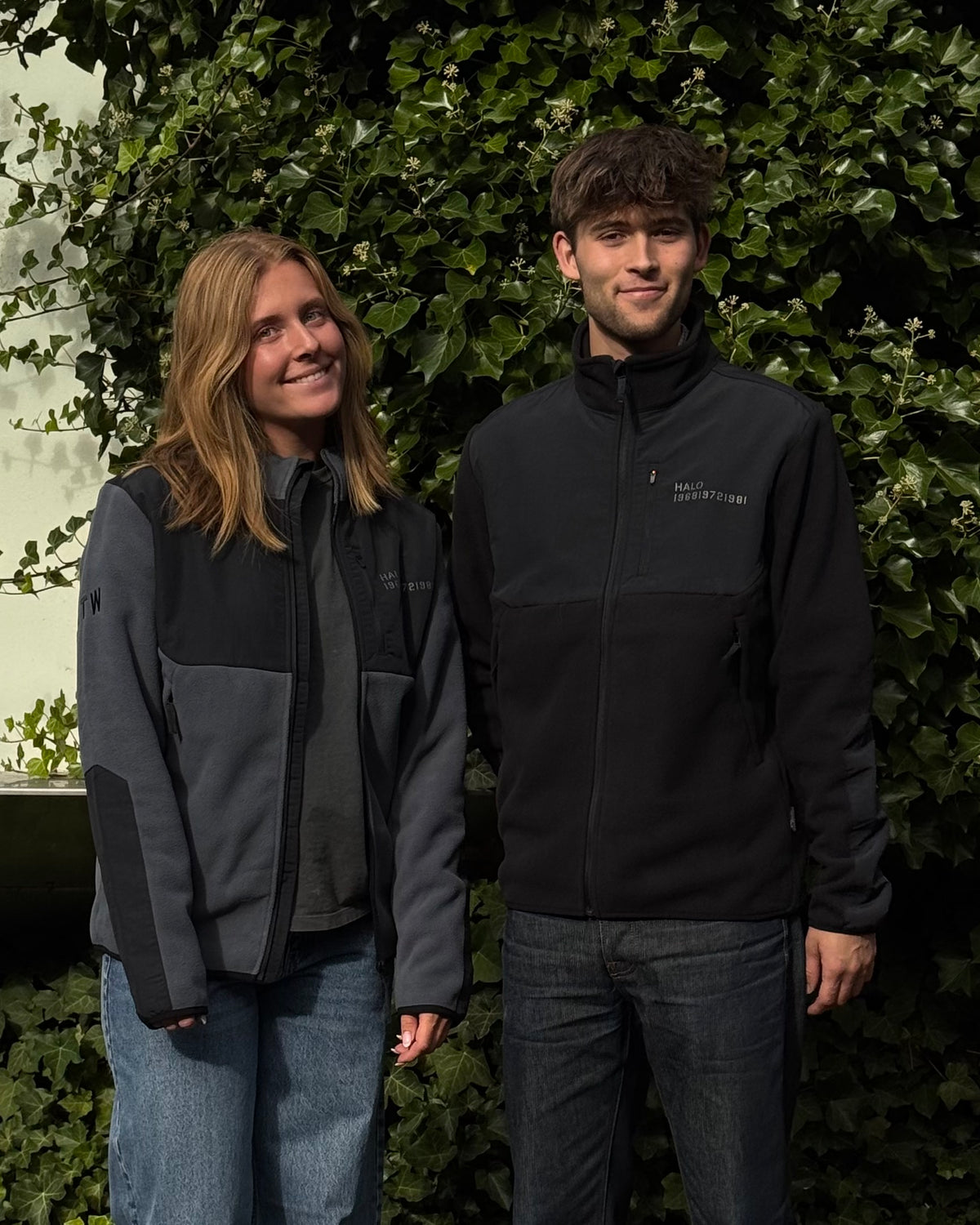 Halo Blocked Zip Fleece
