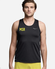 Stopwatch Singlet Men - Black