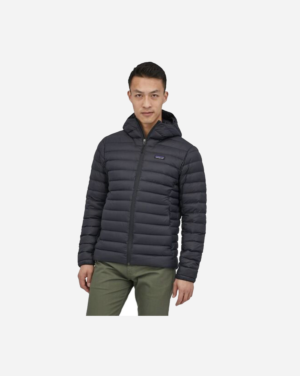 M's Down Sweater Hoody - Black