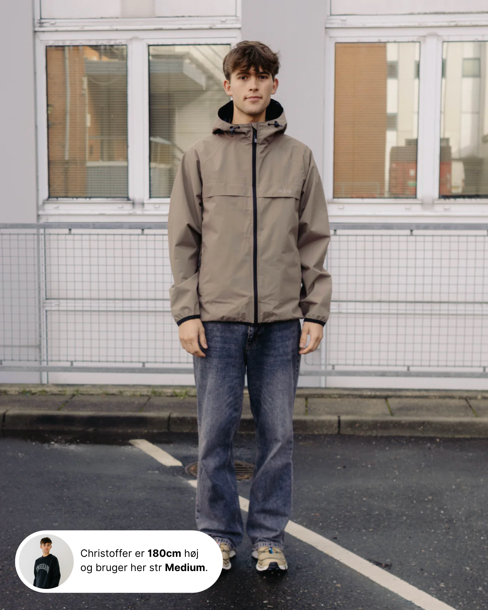Rømø LW Rain Jacket Packable - Dusty Oak