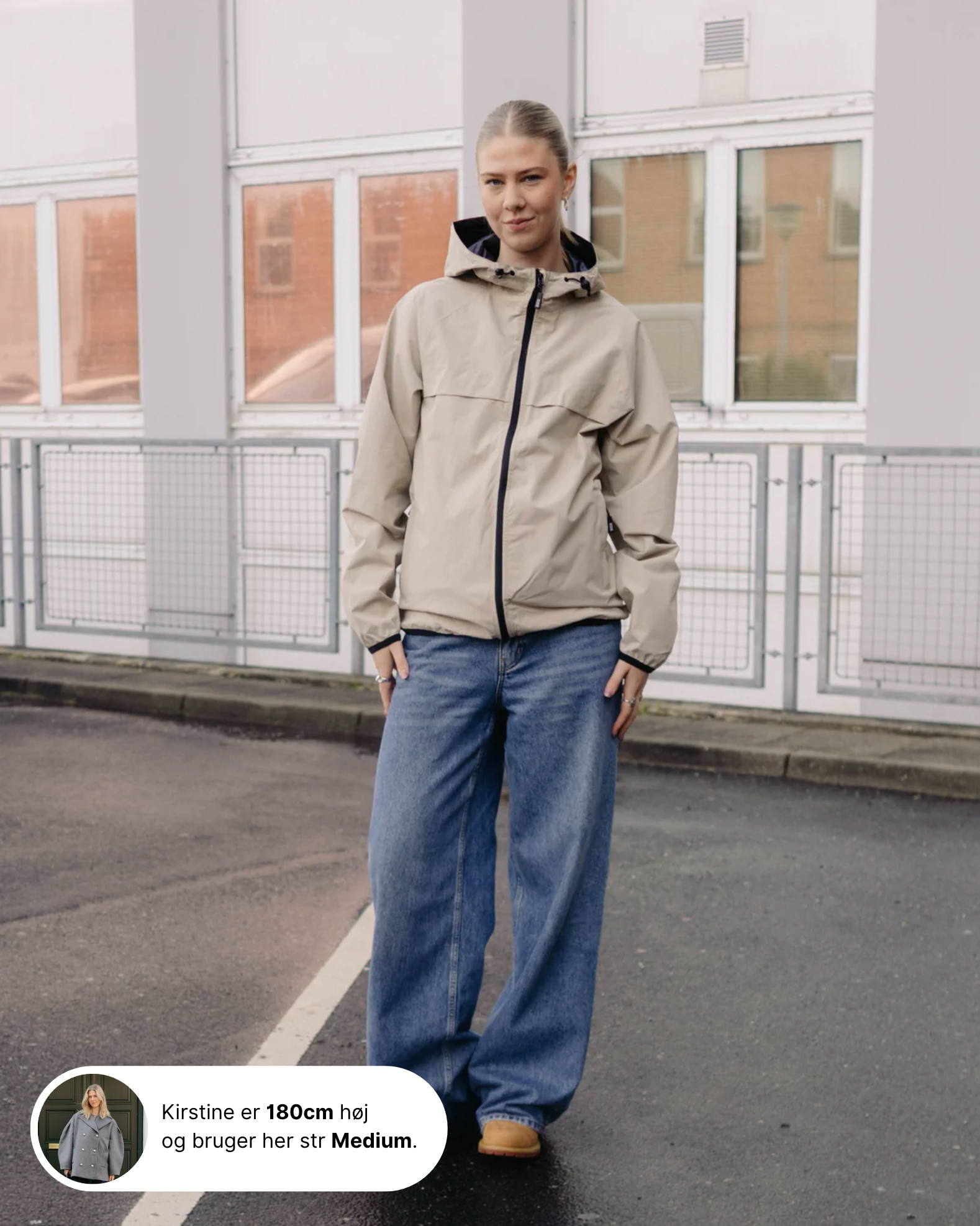 Rømø LW Rain Jacket Packable - Warm Grey